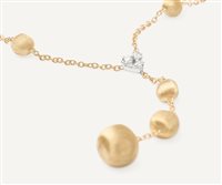 Vicenza - Piazzetta Palladio 2 - Halskette Marco Bicego Dame Africa in Gelbgold Diamante CB2834-B - CB2834-B